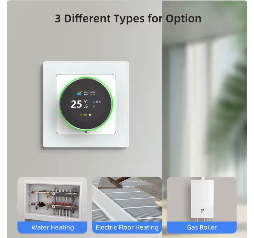 Avatto WT20R WiFi Smart Knob Thermostat – Electric Floor Heating & Water/Gas Boiler