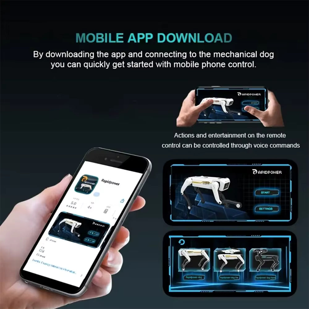 Remote and App Control AI Robot Dog Toy