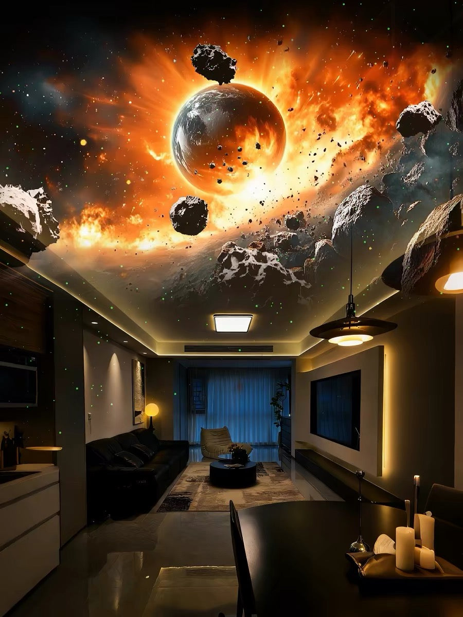 3D Galaxy Projector – 60 Dynamic Scenes, HD Planetarium with Bluetooth Speaker