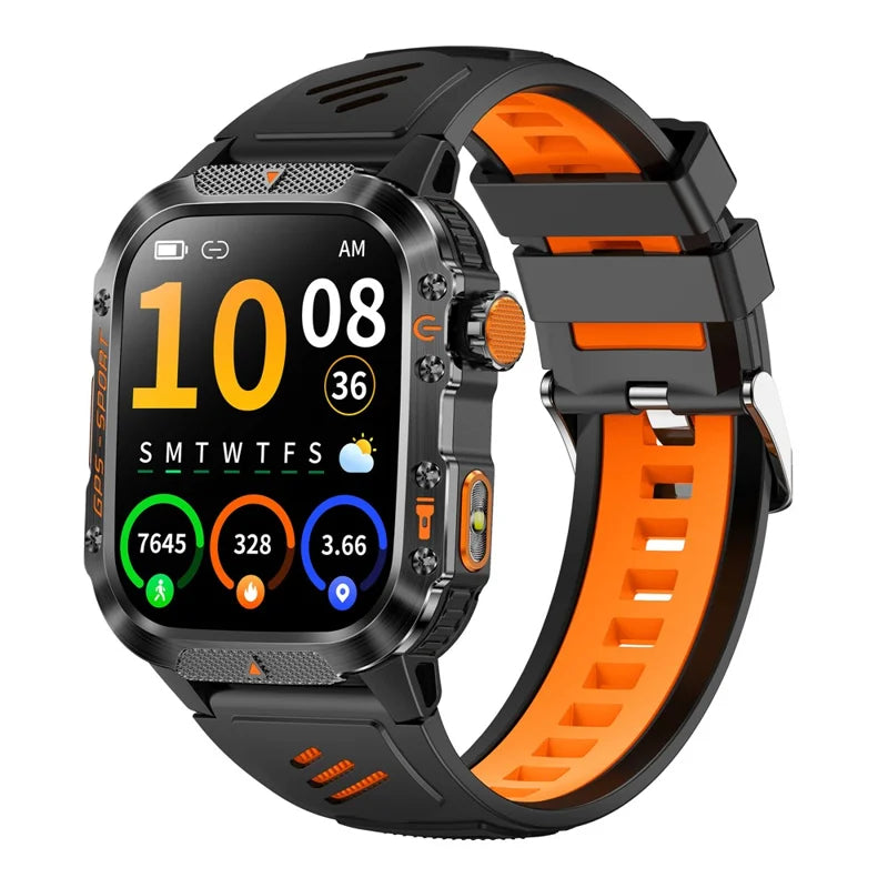 HT36 GPS Smartwatch with LED Flashlight & Bluetooth Calling