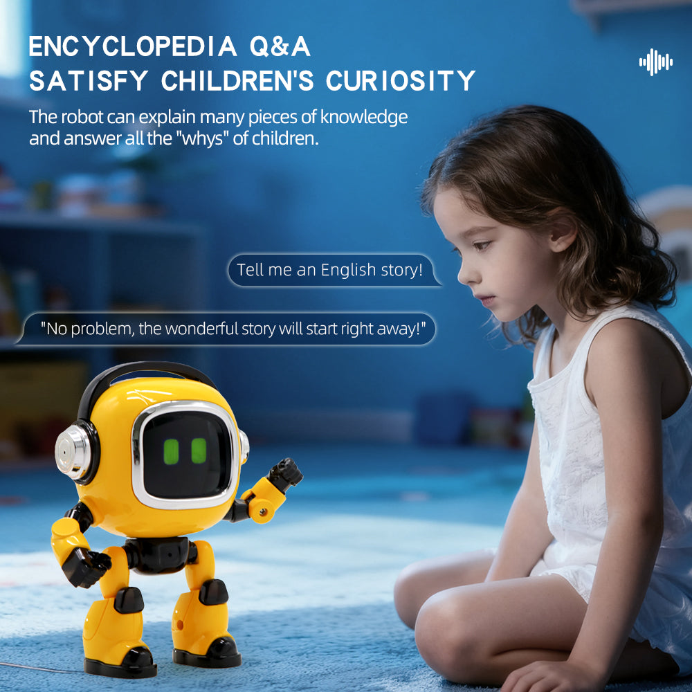 TechStar AI Robot – Intelligent Interactive Learning & Voice Control Toy for Kids