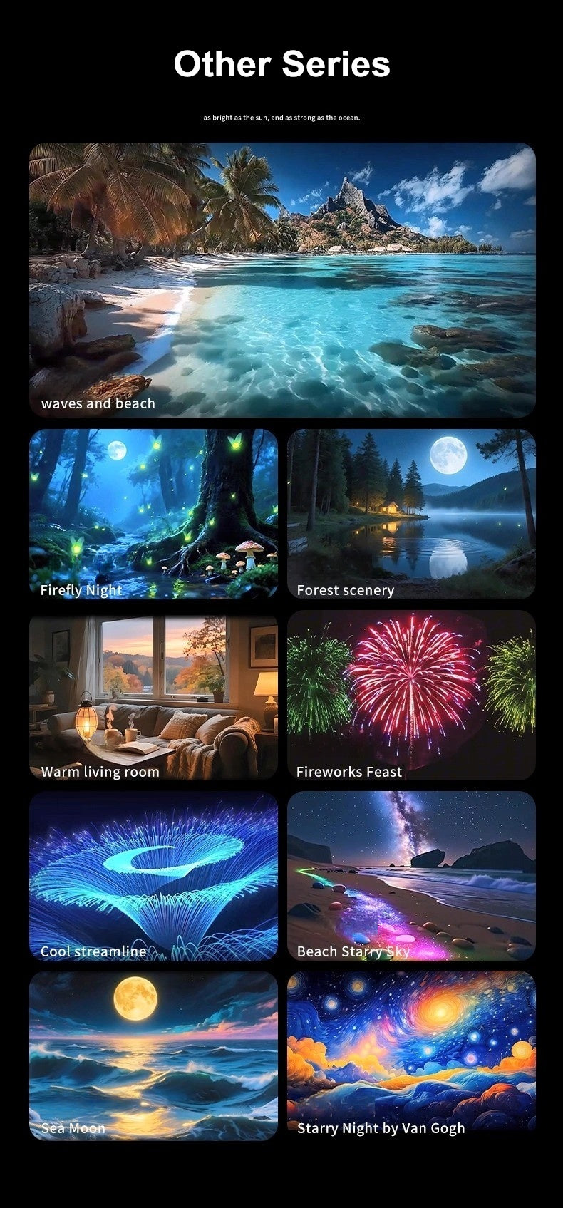 3D Galaxy Projector – 60 Dynamic Scenes, HD Planetarium with Bluetooth Speaker