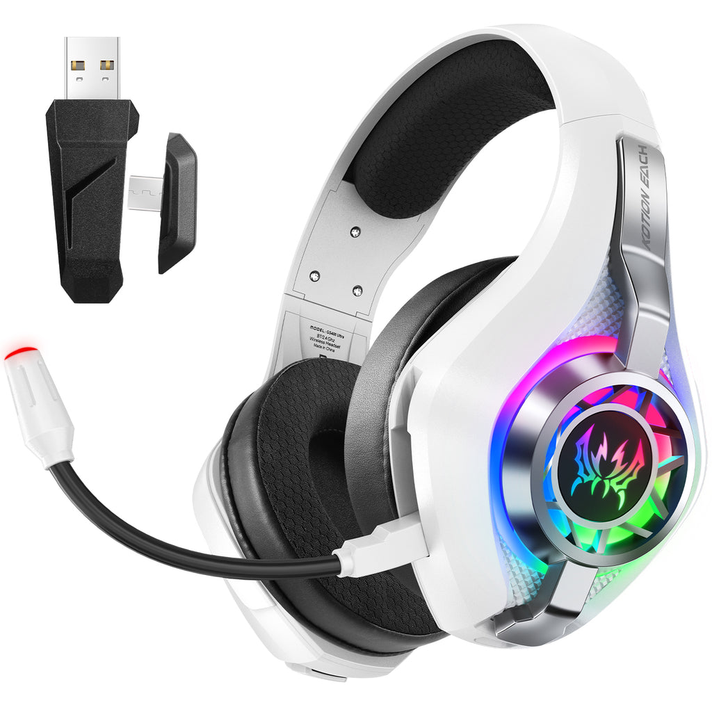 KOTION EACH GS400 Ultra Wireless Gaming Headset, 7.1 Surround Sound, RGB, ANC