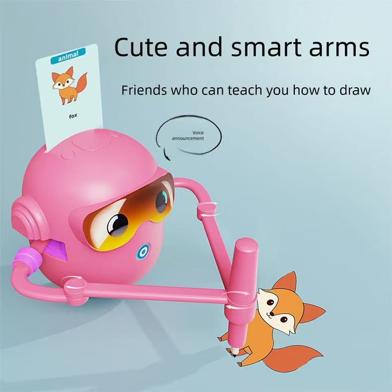 AI Drawing Robot for Kids, Interactive Automatic Drawing Educational Toy