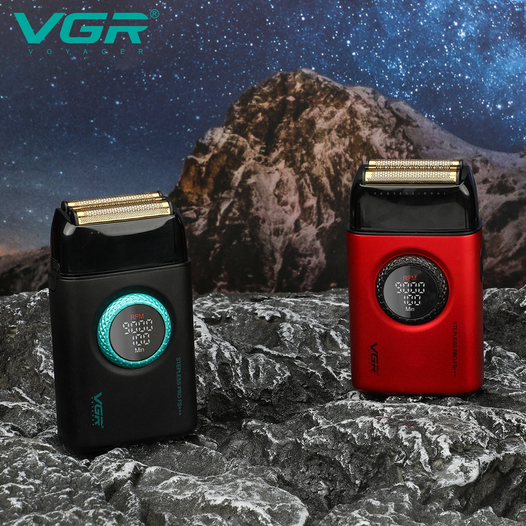 VGR V-378 Professional Electric Foil Shaver for Men – IPX5 Waterproof, USB Rechargeable