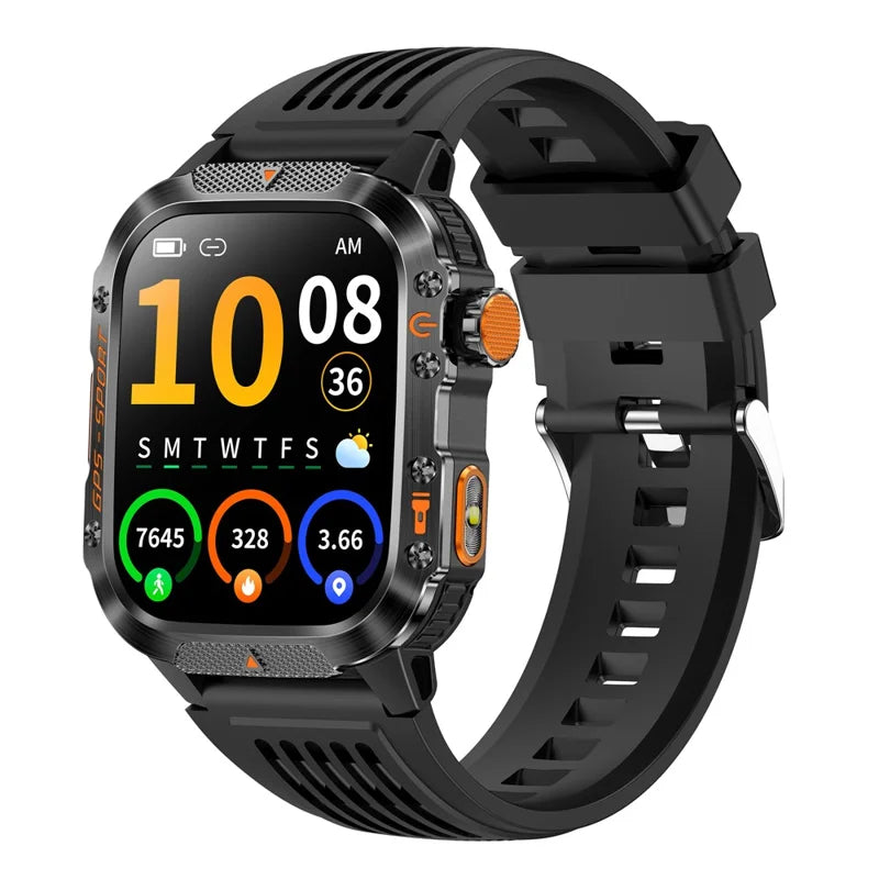 HT36 GPS Smartwatch with LED Flashlight & Bluetooth Calling