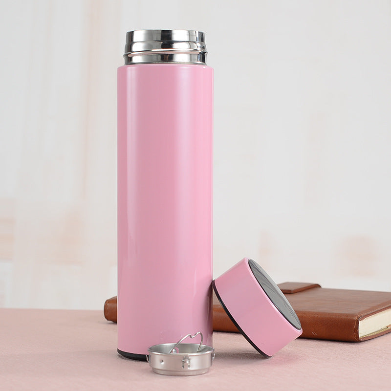Smart Stainless Steel Temperature Display Thermos Water Bottle 500ml