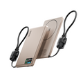 Ultra-Slim Magnetic Power Bank 5000mAh with Digital Display - HDL-007