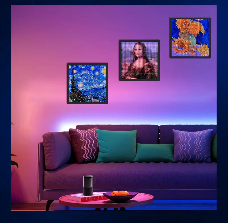 64x64 Pixel Art Clock – Smart LED Ambient Display
