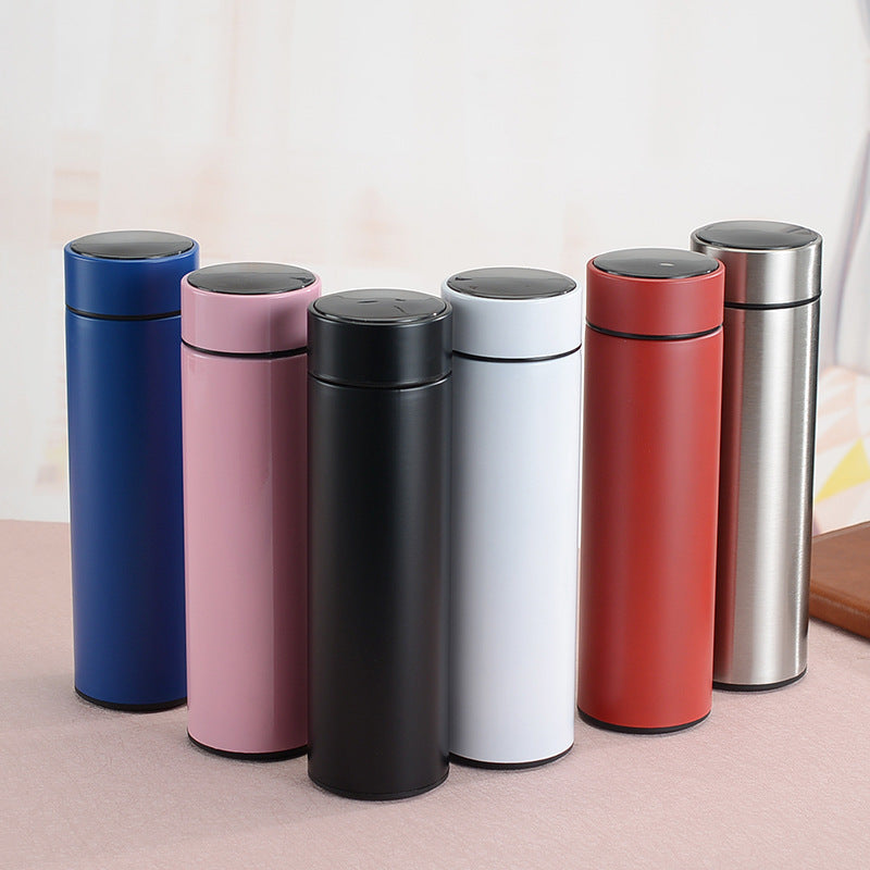 Smart Stainless Steel Temperature Display Thermos Water Bottle 500ml