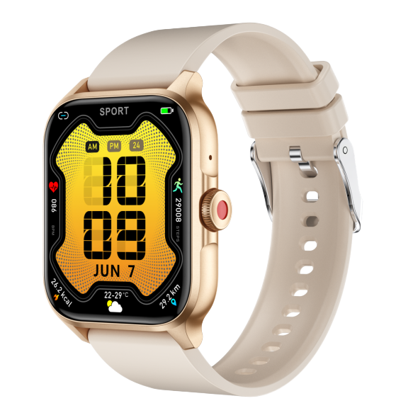 QX15 Smartwatch – Sport, Call, Voice Assistant, Hi-Fi Music & Body Temperature, Heart Rate
