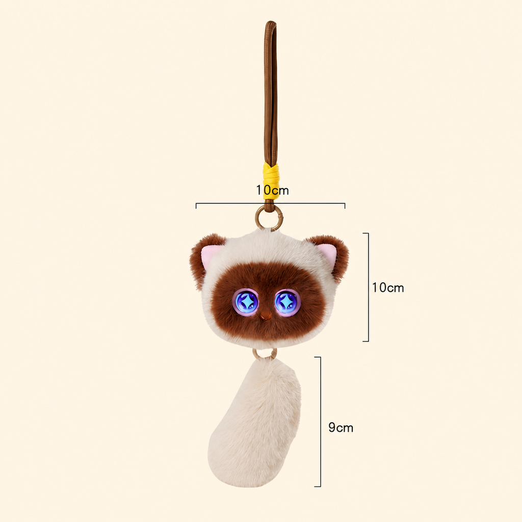 TechStar AI Cat Companion Interactive Plush Toy