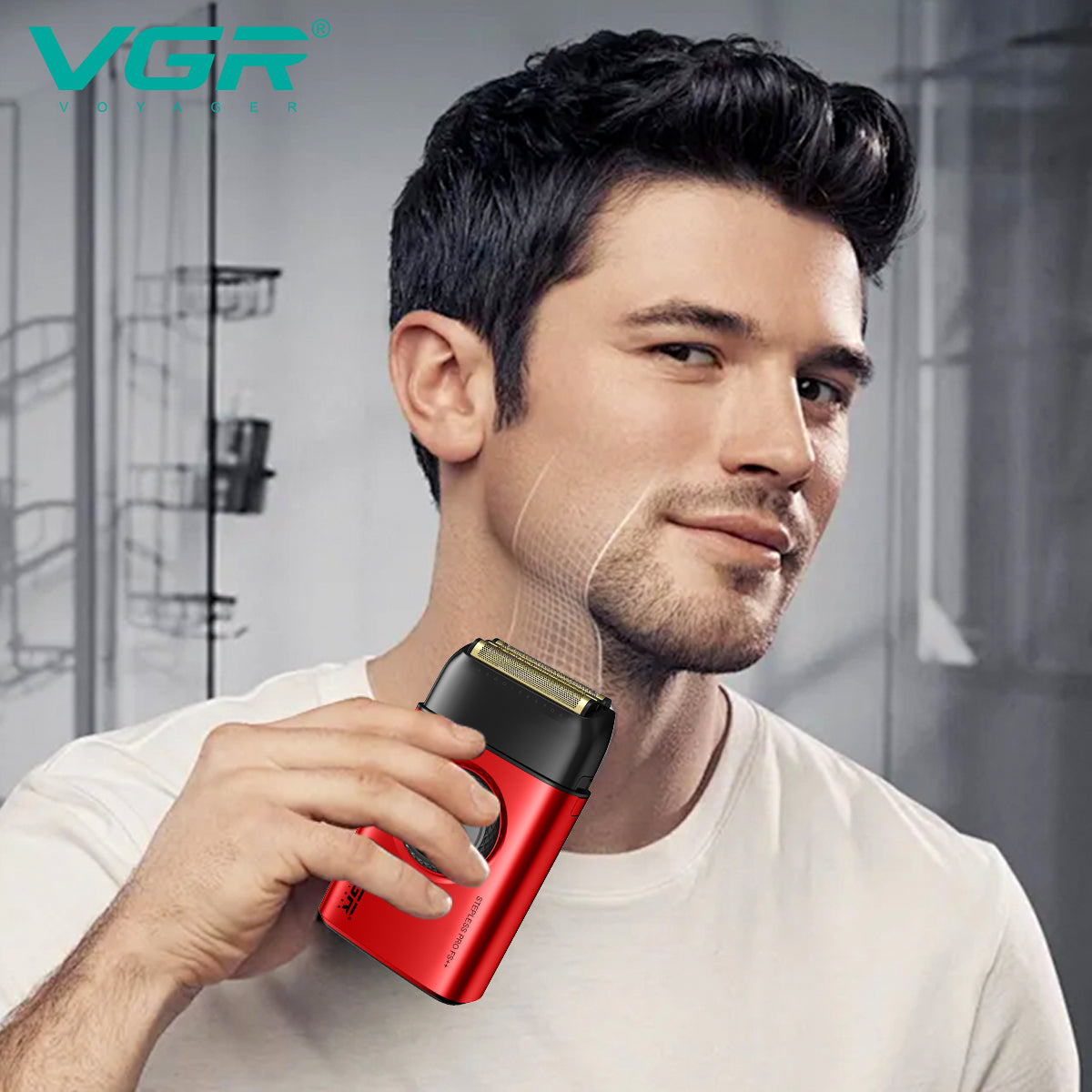VGR V-378 Professional Electric Foil Shaver for Men – IPX5 Waterproof, USB Rechargeable