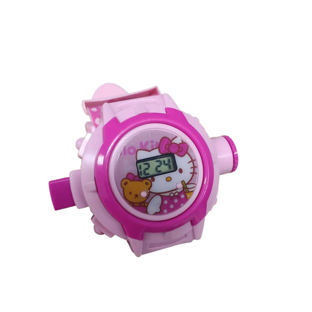 Kids Character Projection Digital Watch – Spiderman, Frozen, Hello Kitty & More