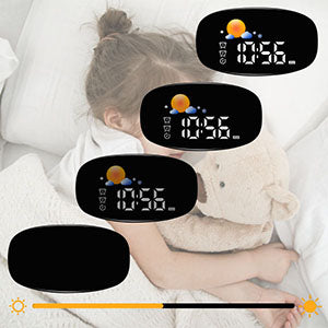 Kids Sleep Trainer & Sunrise Alarm Clock with 7-Colour Night Light & White Noise Machine