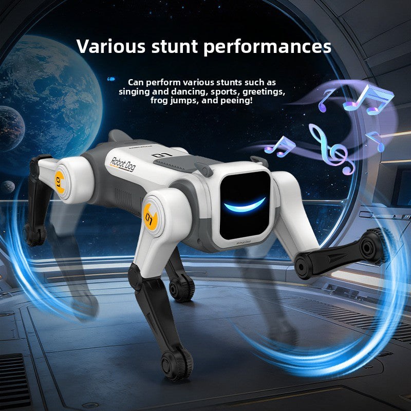 Smart Stunt Robot Dog Toy with Voice Control & Remote