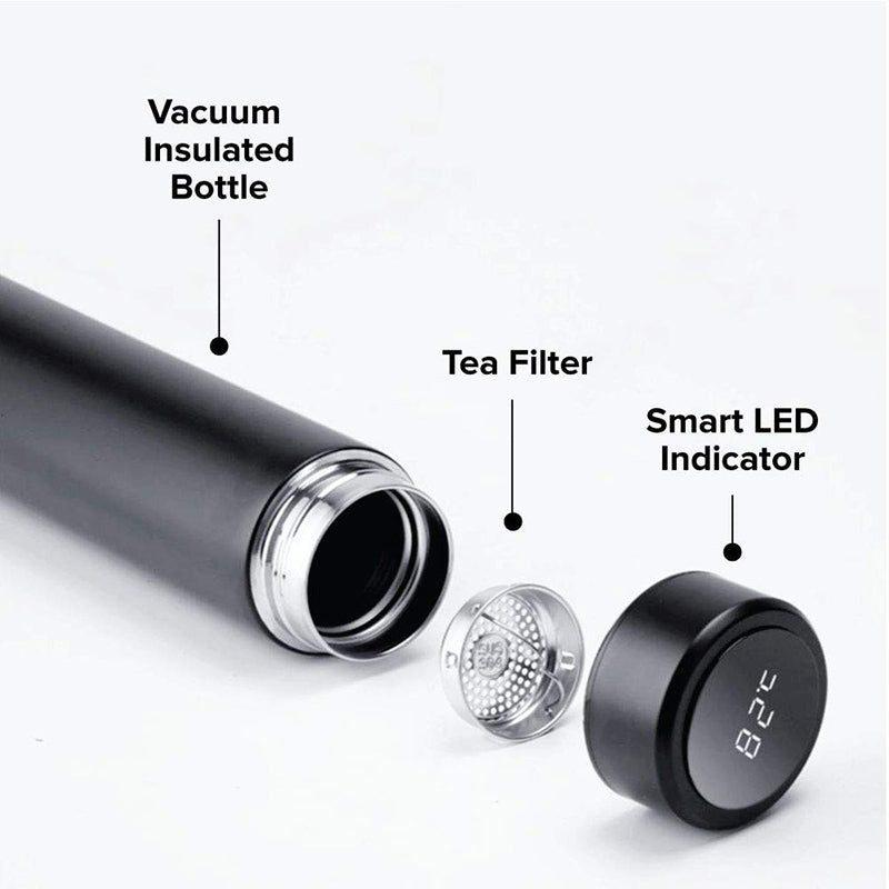Smart Stainless Steel Temperature Display Thermos Water Bottle 500ml