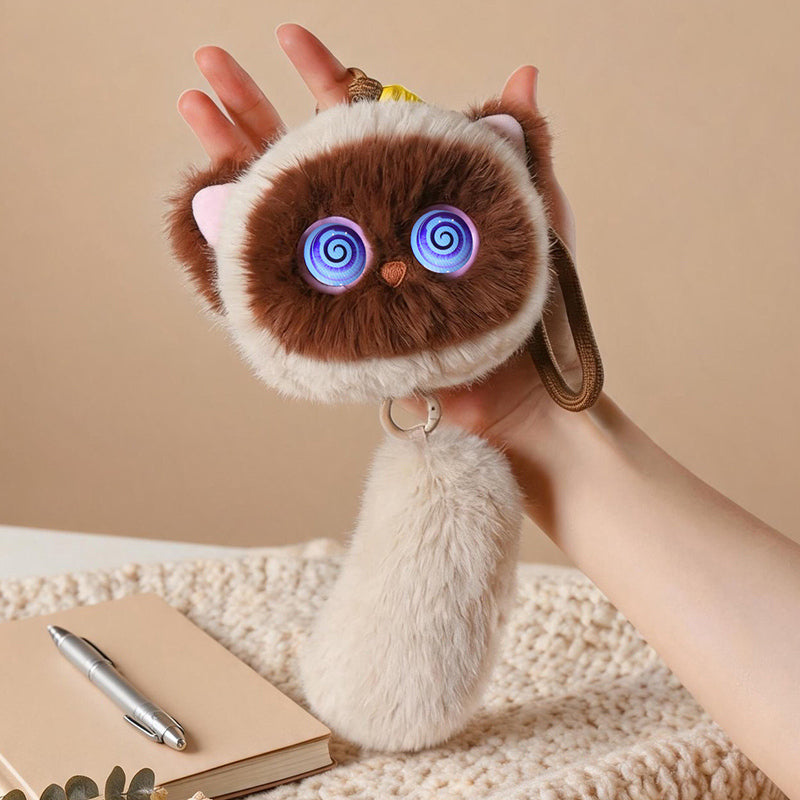 TechStar AI Cat Companion Interactive Plush Toy