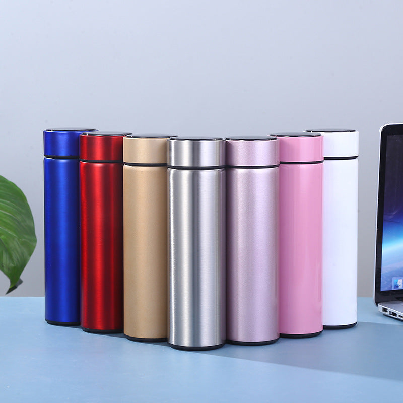 Smart Stainless Steel Temperature Display Thermos Water Bottle 500ml