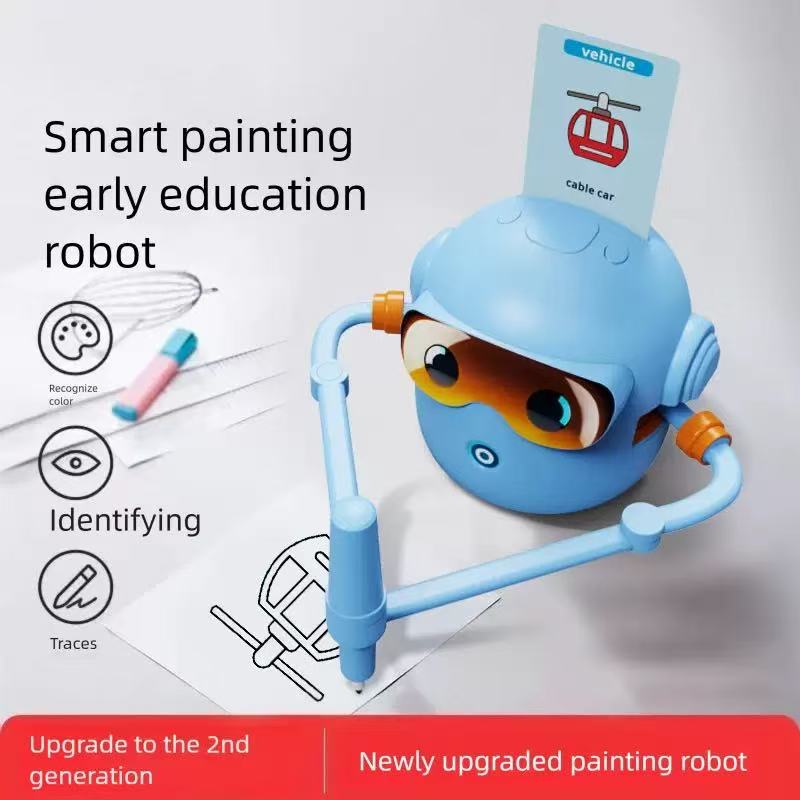 AI Drawing Robot for Kids, Interactive Automatic Drawing Educational Toy