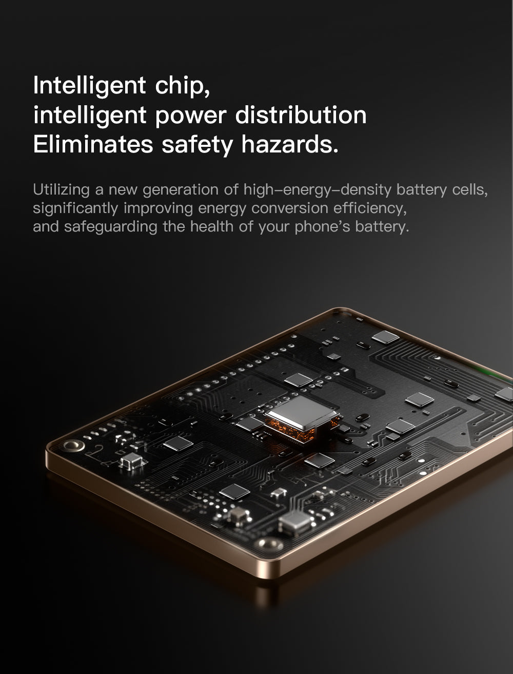 Ultra-Slim Magnetic Power Bank 5000mAh with Digital Display - HDL-007
