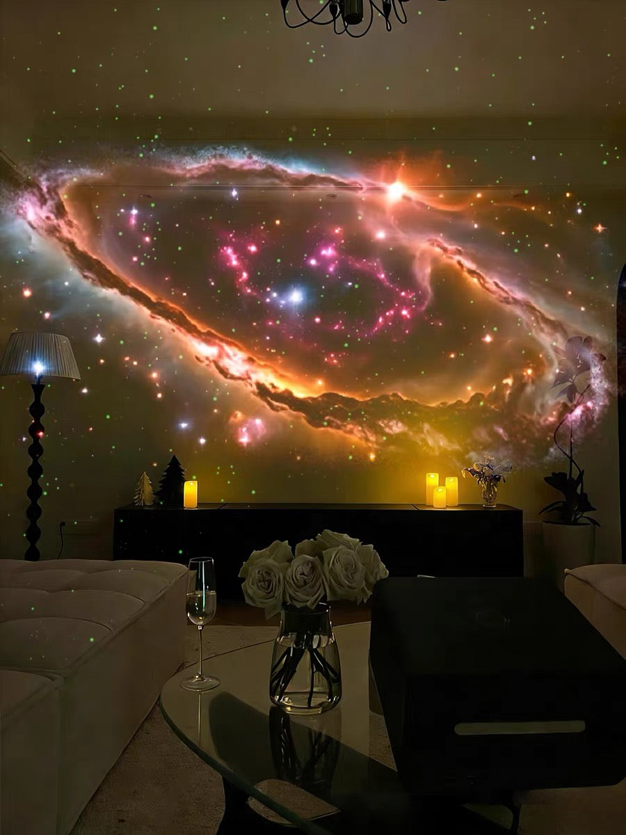 3D Galaxy Projector – 60 Dynamic Scenes, HD Planetarium with Bluetooth Speaker