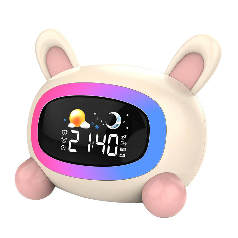 Kids Sleep Trainer & Sunrise Alarm Clock with 7-Colour Night Light & White Noise Machine