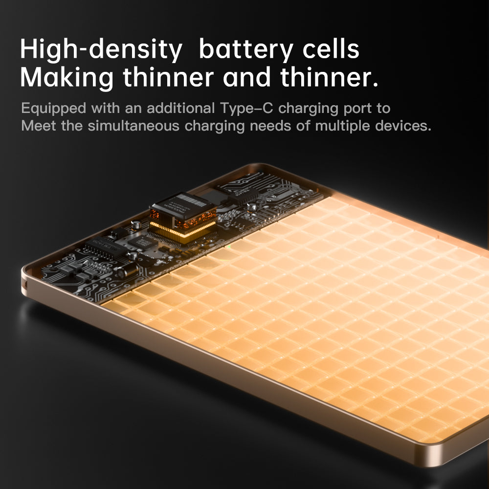 Ultra-Slim Magnetic Power Bank 5000mAh with Digital Display - HDL-007