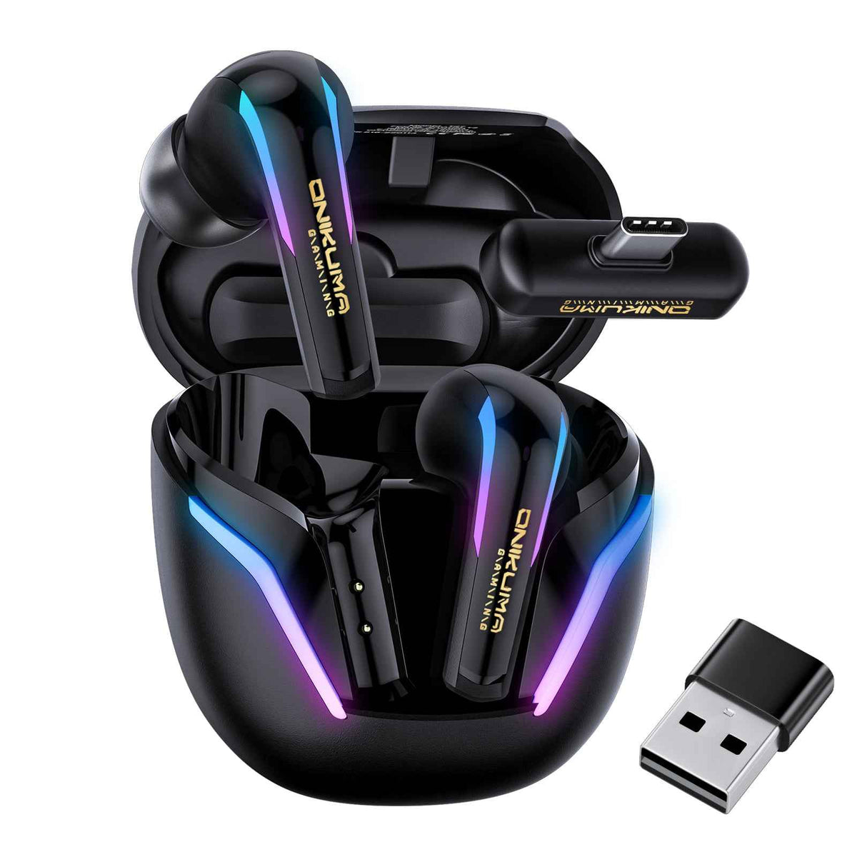 ONIKUMA T27 TWS 2.4G Wireless Gaming Earbuds