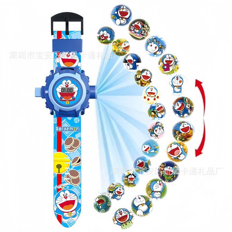 Kids Character Projection Digital Watch – Spiderman, Frozen, Hello Kitty & More