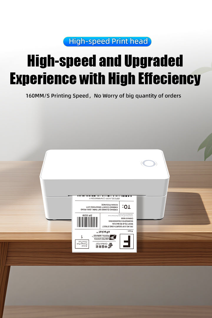 Thermal Label Printer USB & Bluetooth – POS9260 | Android, iPhone, Windows & Mac