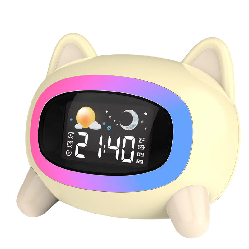 Kids Sleep Trainer & Sunrise Alarm Clock with 7-Colour Night Light & White Noise Machine