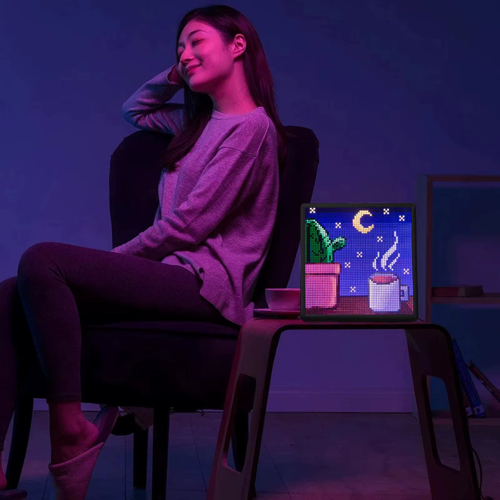 64x64 Pixel Art Clock – Smart LED Ambient Display