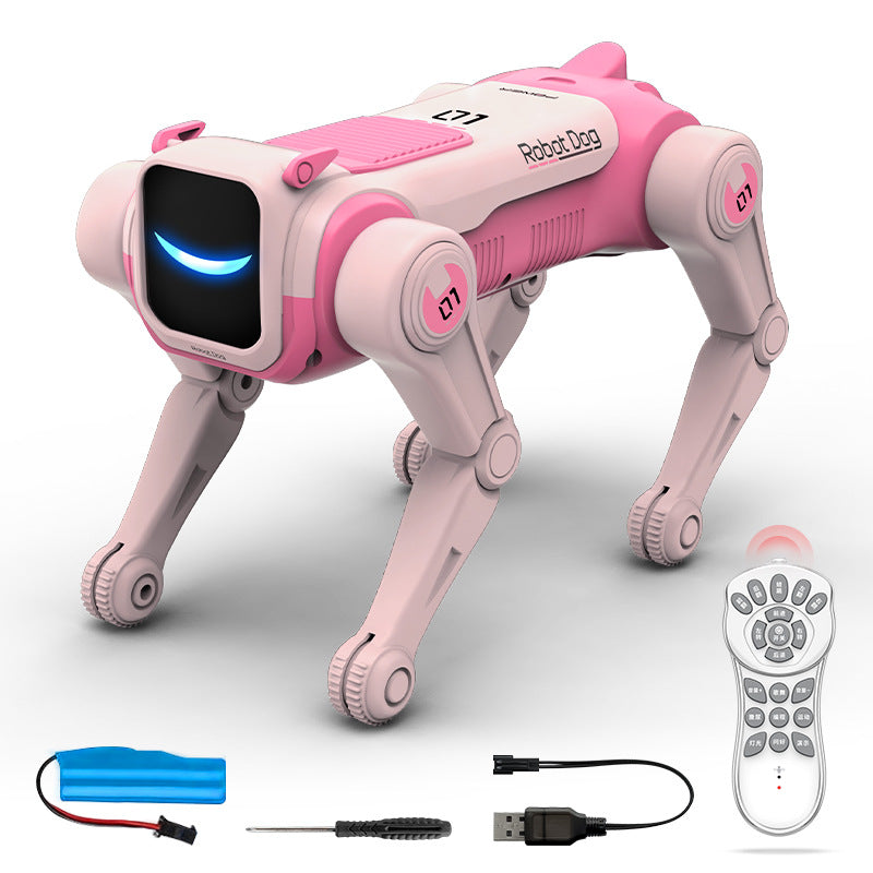 Smart Stunt Robot Dog Toy with Voice Control & Remote