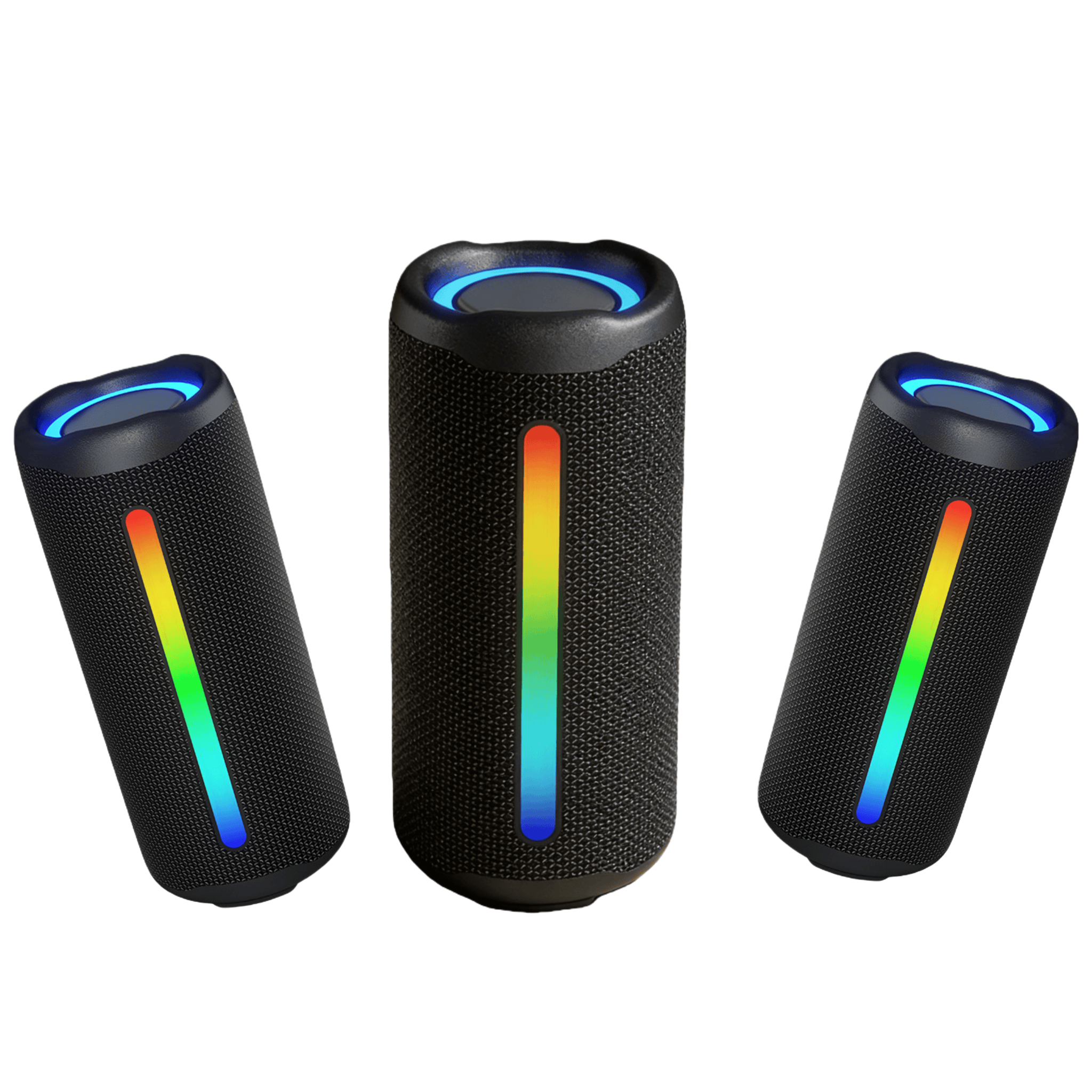 Portable Outdoor Bluetooth Speaker – 16W Subwoofer with RGB LED Lighting
