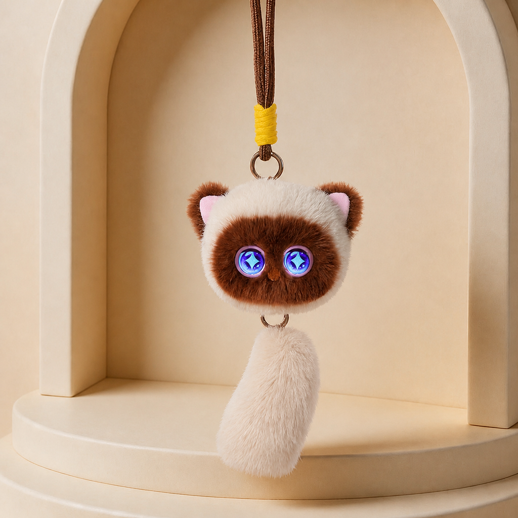 TechStar AI Cat Companion Interactive Plush Toy