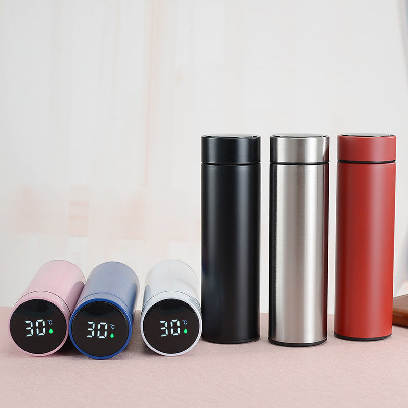 Smart Stainless Steel Temperature Display Thermos Water Bottle 500ml