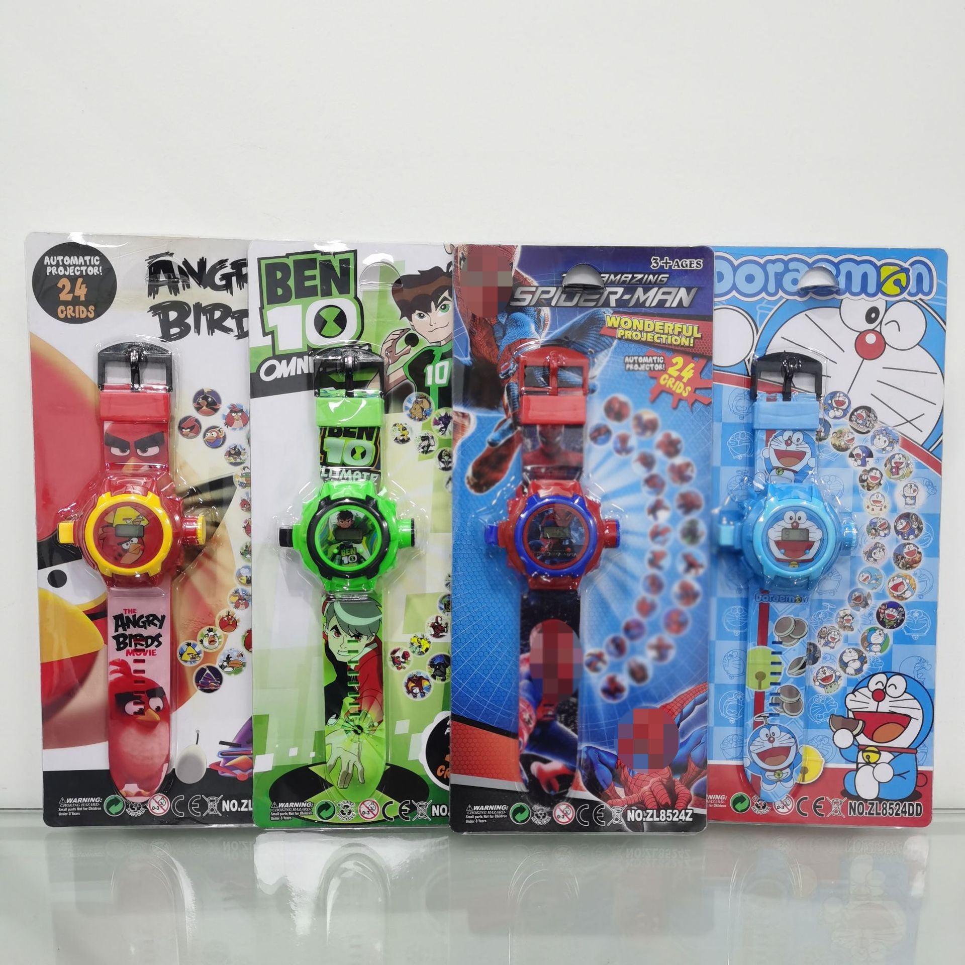 Kids Character Projection Digital Watch – Spiderman, Frozen, Hello Kitty & More