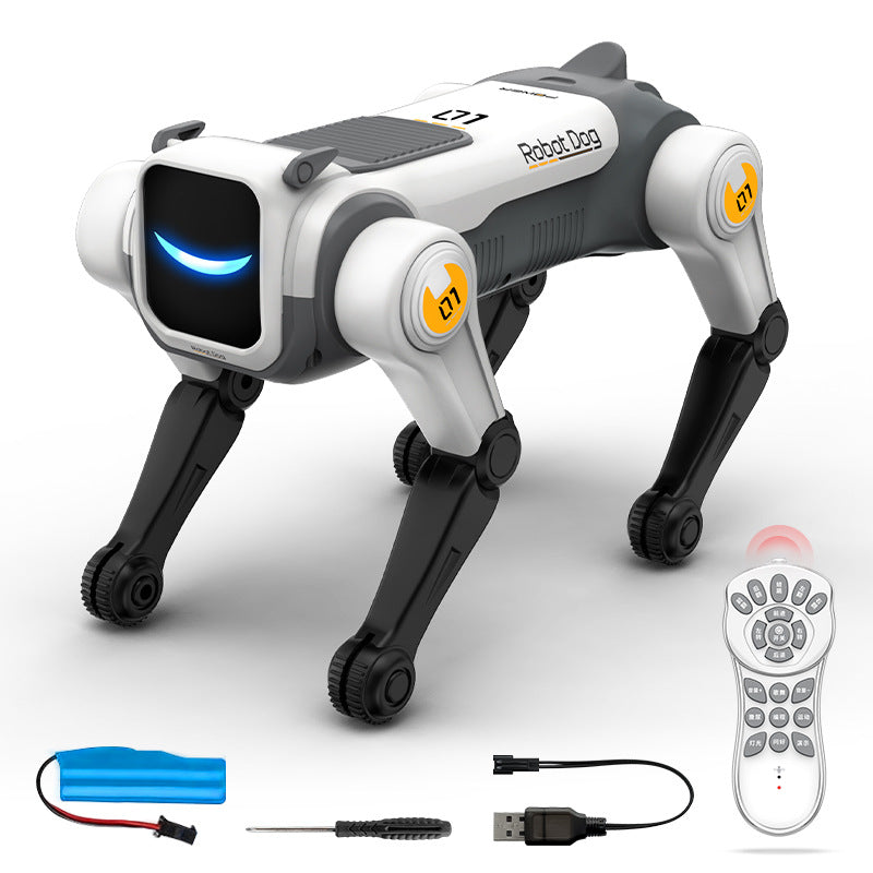 Smart Stunt Robot Dog Toy with Voice Control & Remote