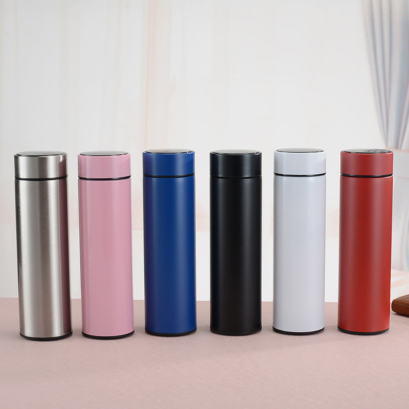 Smart Stainless Steel Temperature Display Thermos Water Bottle 500ml