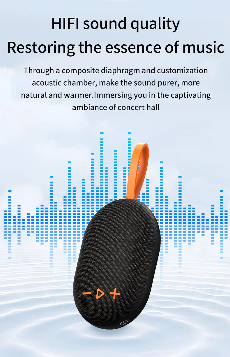 Mini Boombox Wireless Magnetic Bluetooth Speaker – Waterproof Portable Outdoor Speaker
