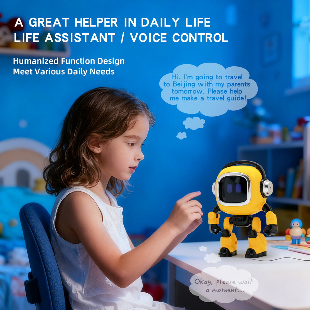 TechStar AI Robot – Intelligent Interactive Learning & Voice Control Toy for Kids