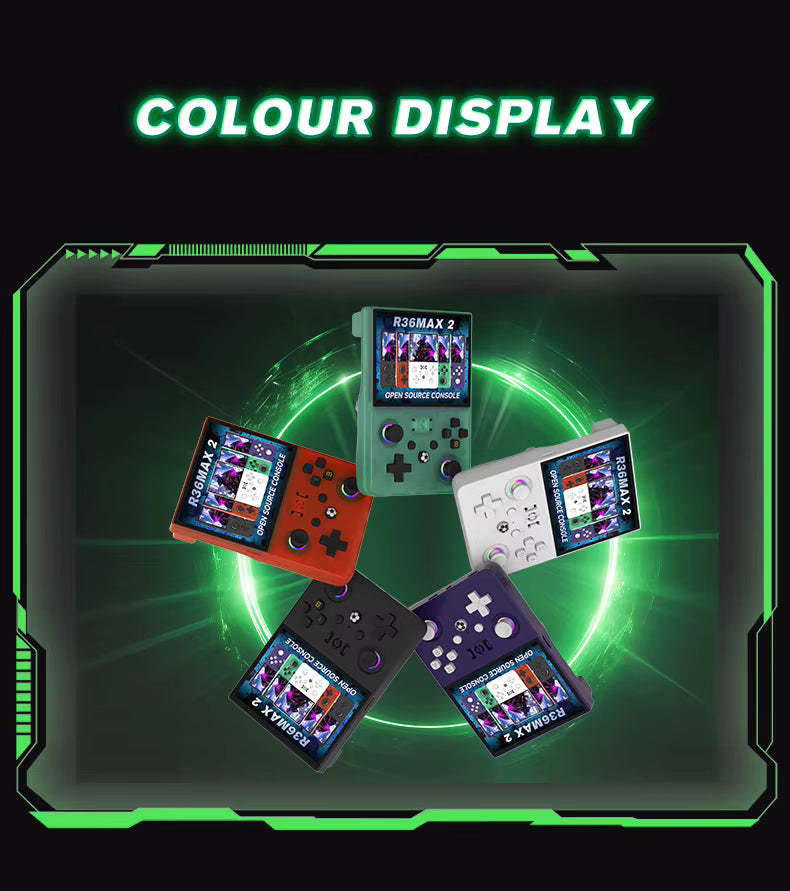 R36MAX 2 Handheld Game Console 4.5" | 128GB | Linux | Retro Pocket Gaming