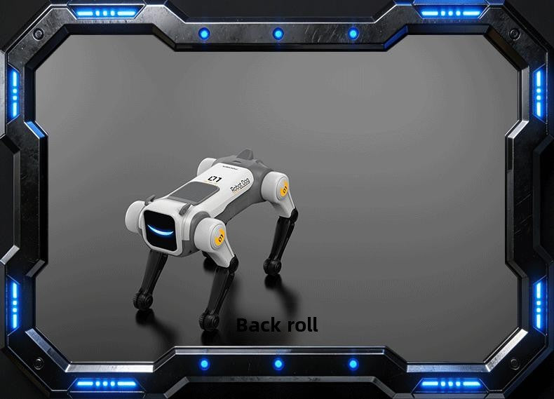 Smart Stunt Robot Dog Toy with Voice Control & Remote