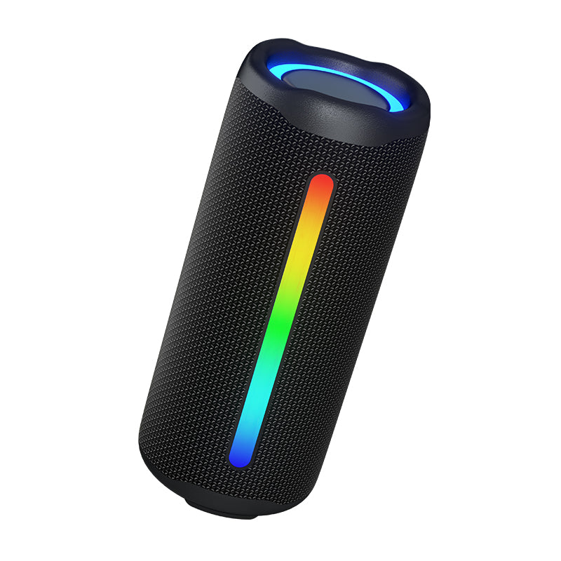 Portable Outdoor Bluetooth Speaker – 16W Subwoofer with RGB LED Lighting