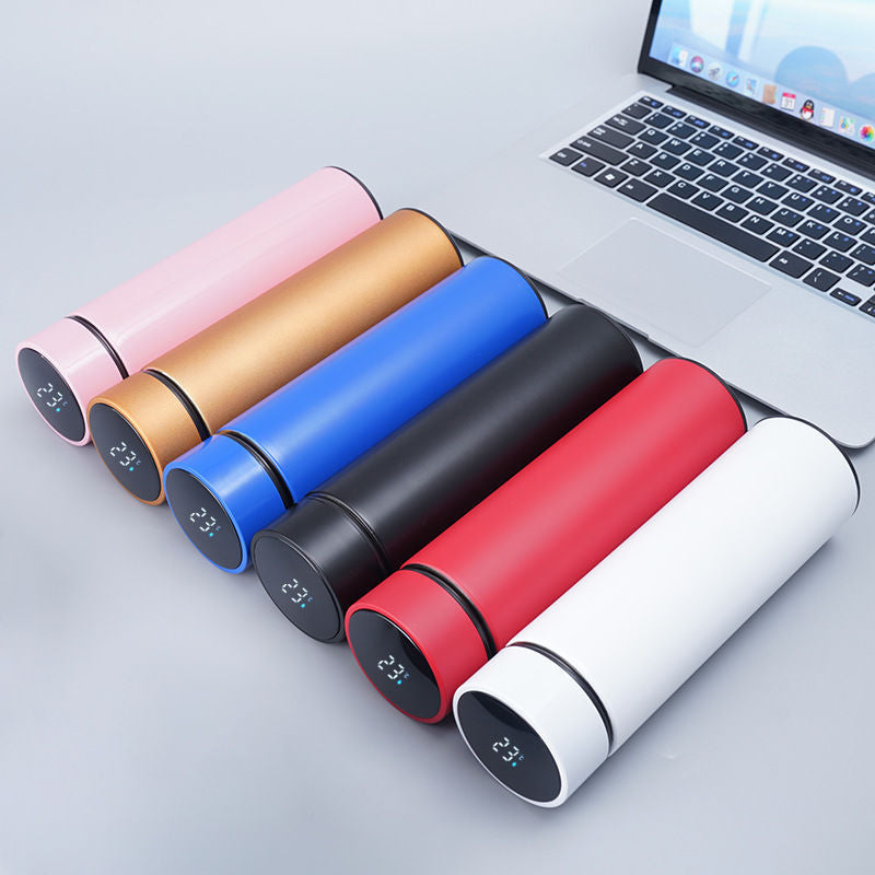 Smart Stainless Steel Temperature Display Thermos Water Bottle 500ml