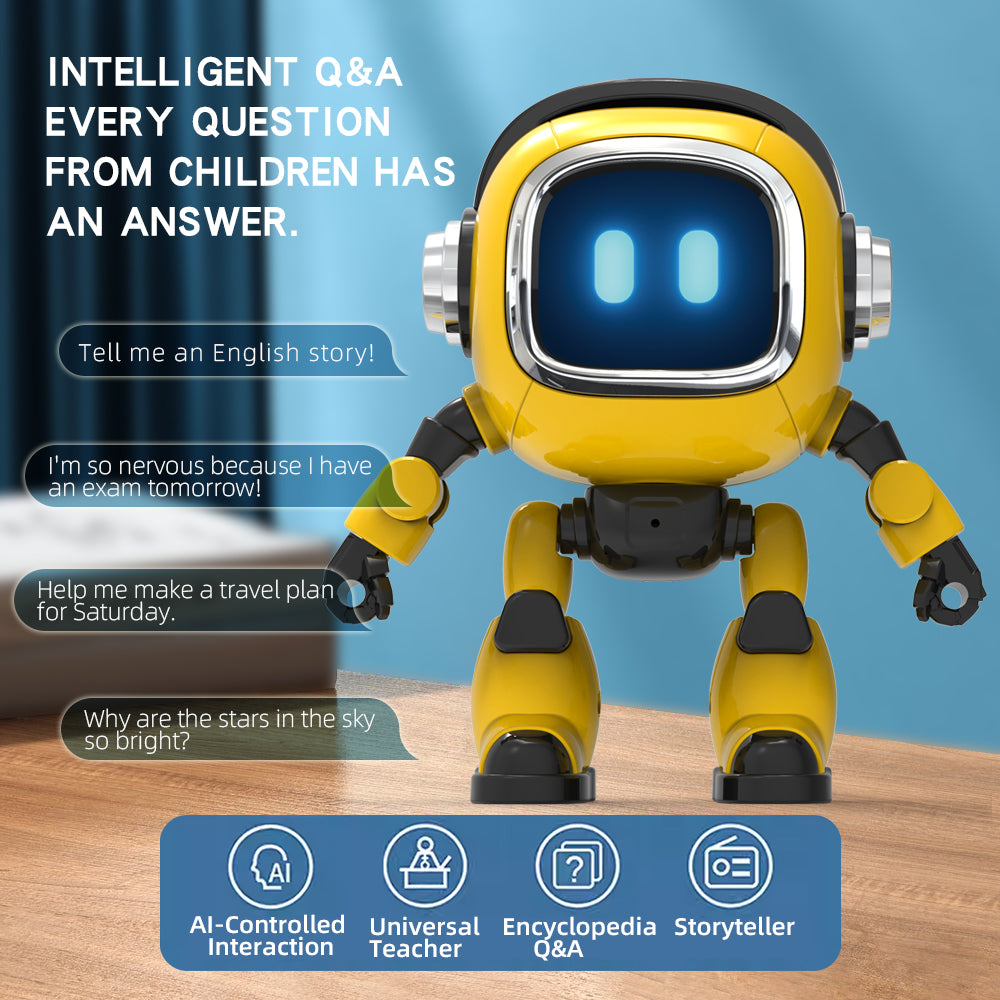 TechStar AI Robot – Intelligent Interactive Learning & Voice Control Toy for Kids