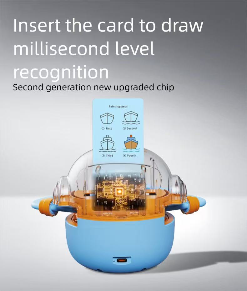 AI Drawing Robot for Kids, Interactive Automatic Drawing Educational Toy