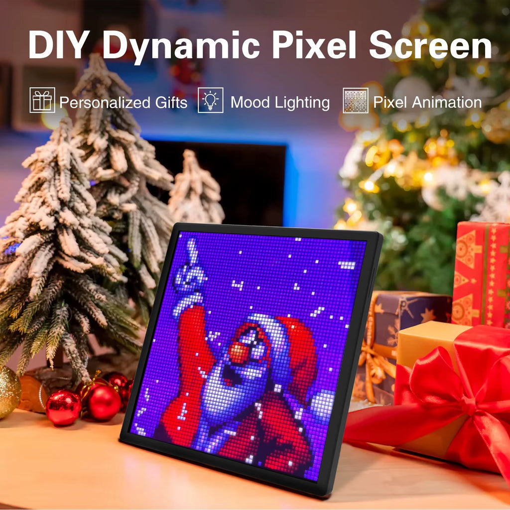 64x64 Pixel Art Clock – Smart LED Ambient Display