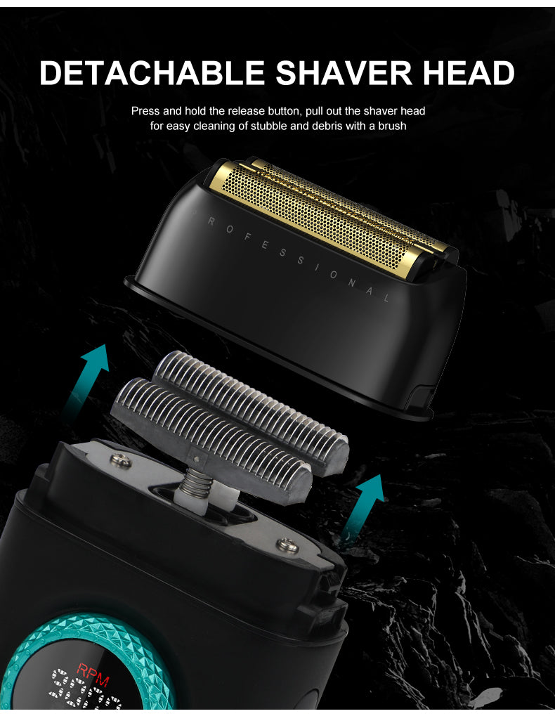 VGR V-378 Professional Electric Foil Shaver for Men – IPX5 Waterproof, USB Rechargeable